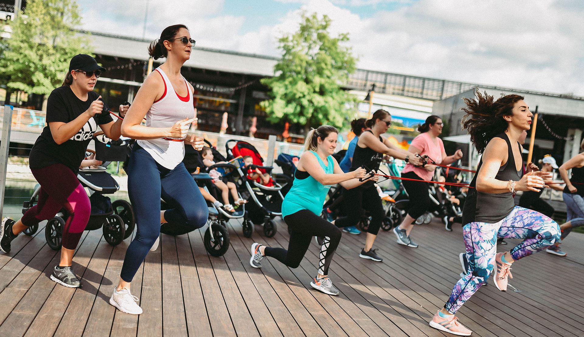 Fit4Mom Morning Workout Granite Park Plano, Texas